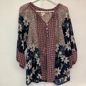 Fig and flowers Blouse